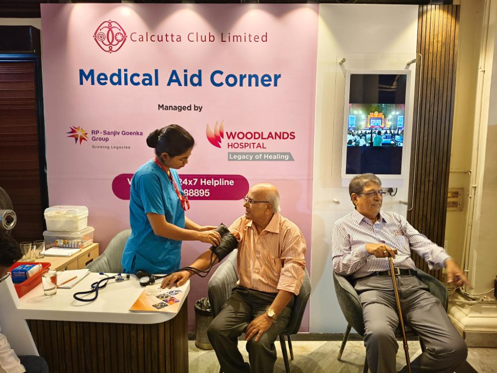 Woodlands Hospital Health Partner for AGM of Calcutta Club