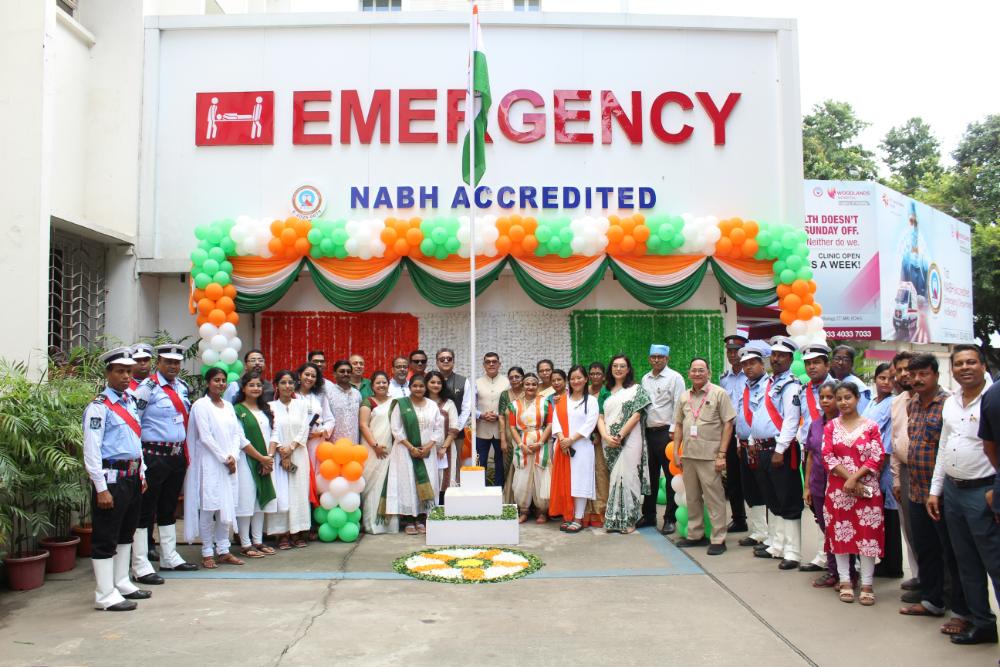 Woodlands Hospital celebrates the 79th Independence Day